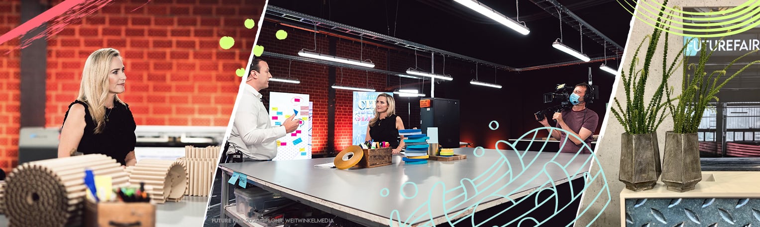Set-Gestaltung für Hybride Events, Livestreams und Webinare