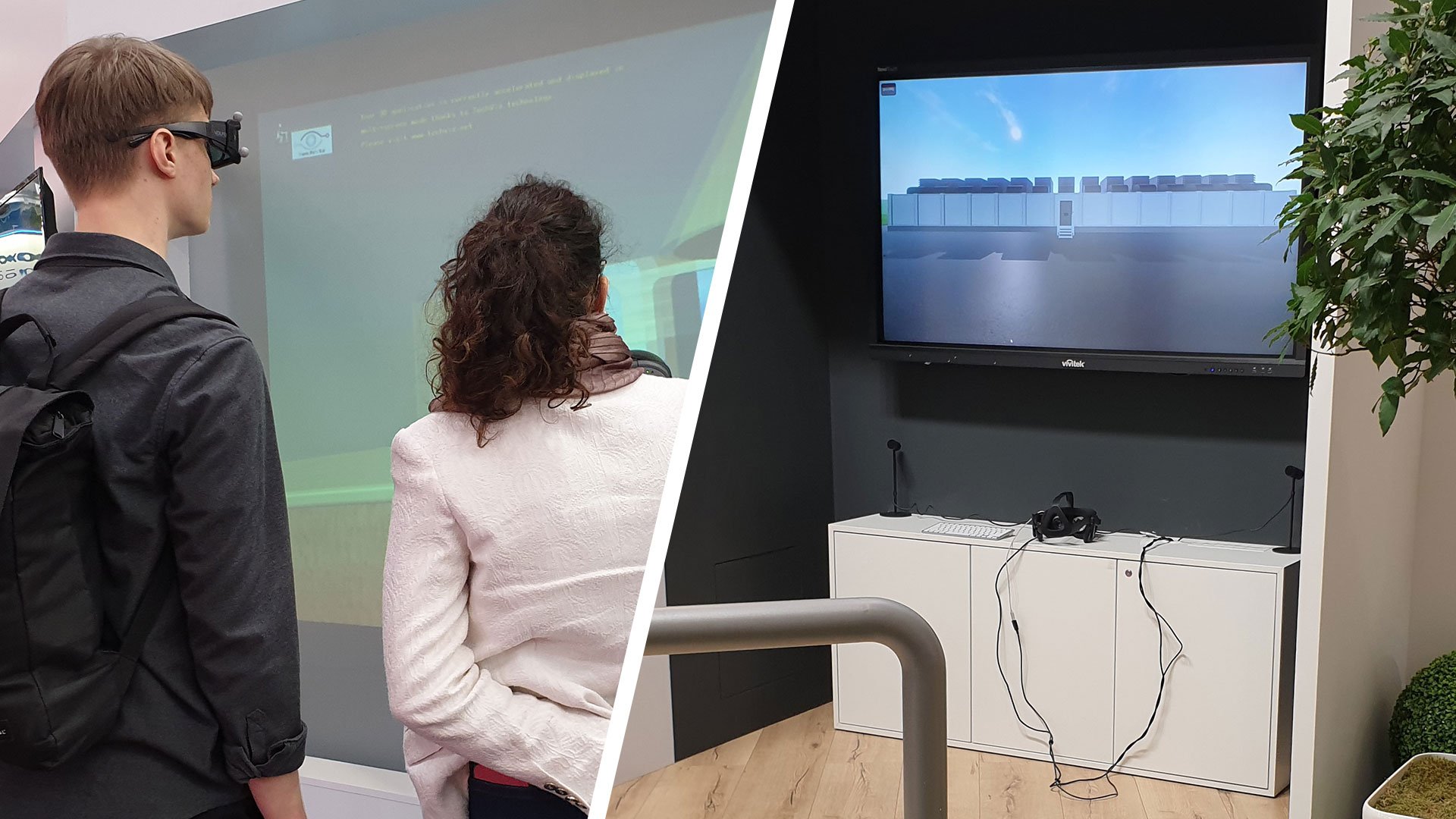 Virtual Reality am Messestand