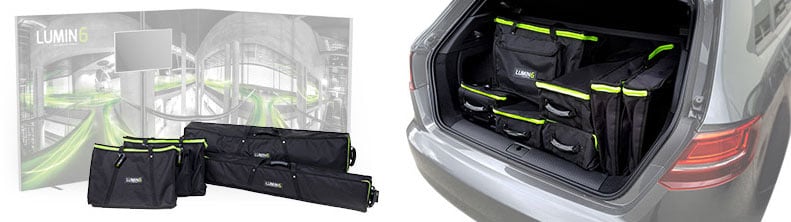 LUMIN6 Taschenkonzept - mobiler und einfacher Transport