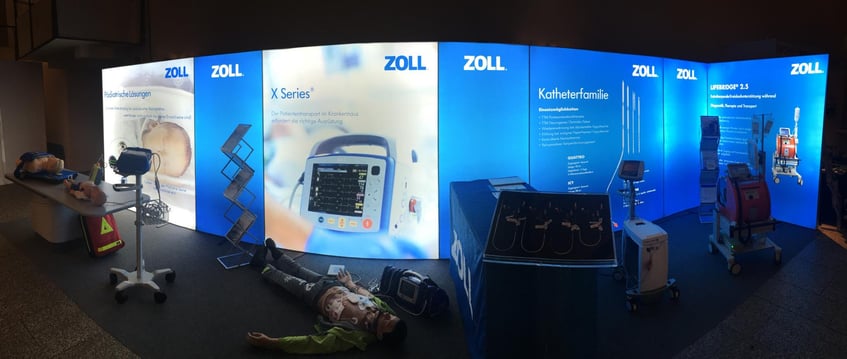ZOLL Medical Deutschland GmbH LED Messewand