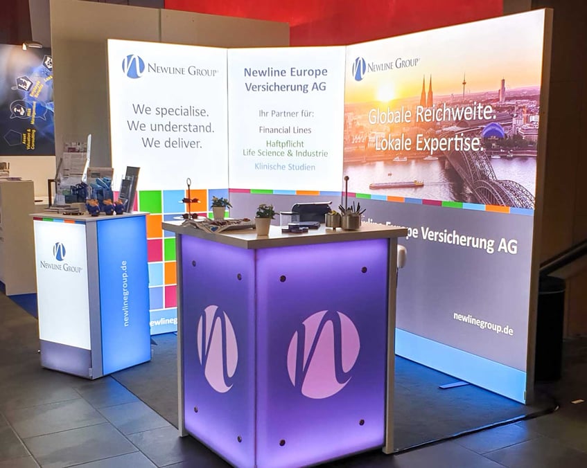 Newline Group Messestand LUMIN6