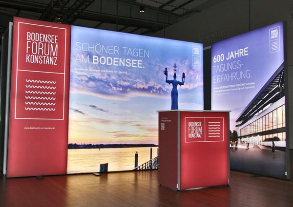 Bodensee Forum Konstanz LED Messestand LUMIN8