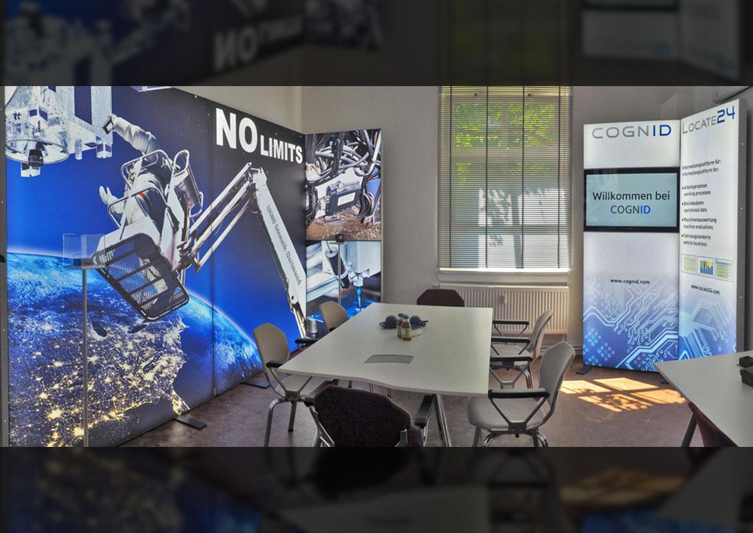 Cognid LED Messestand LUMIN8