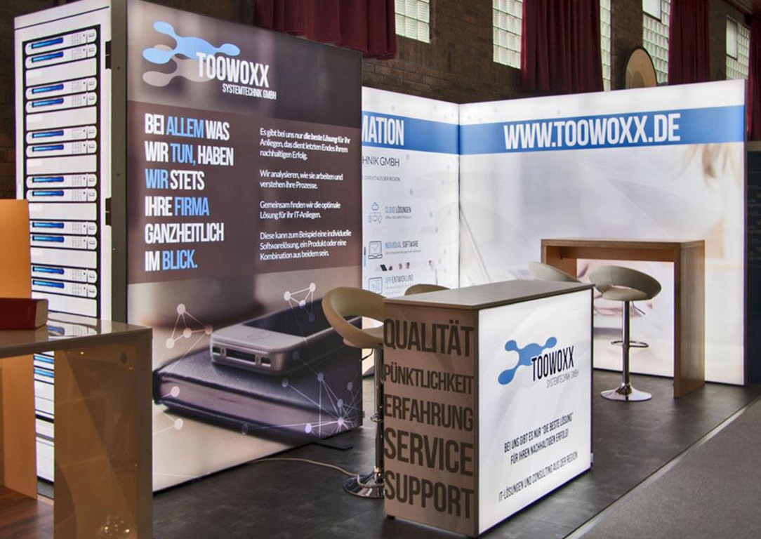 Toowoxx LED Messestand LUMIN8