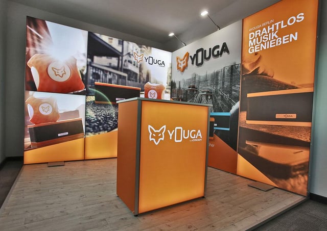 YOUGA LED Messestand LUMIN8