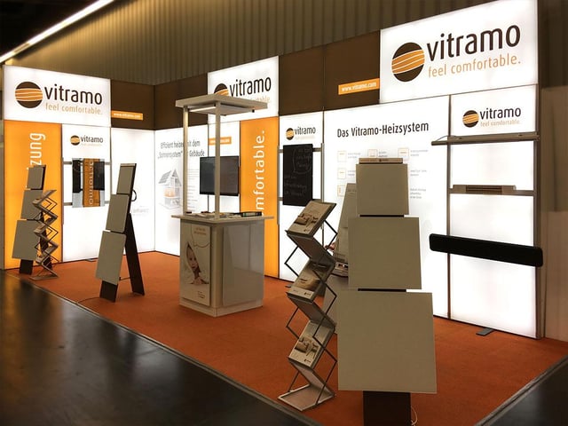 Vitramo LED Messestand LUMIN8