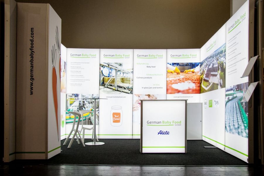 Nestlé German Baby Food LED Messestand LUMIN8