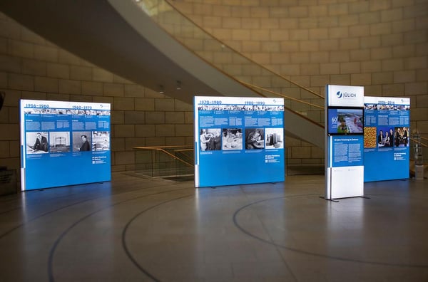Forschungszentrum Jülich im Landtag Düsseldorf Messewand