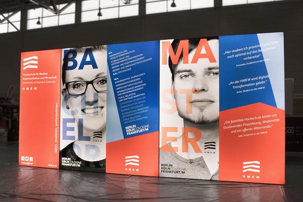 Hochschule für Medien, Kommunikation und Wirtschaft Messewand