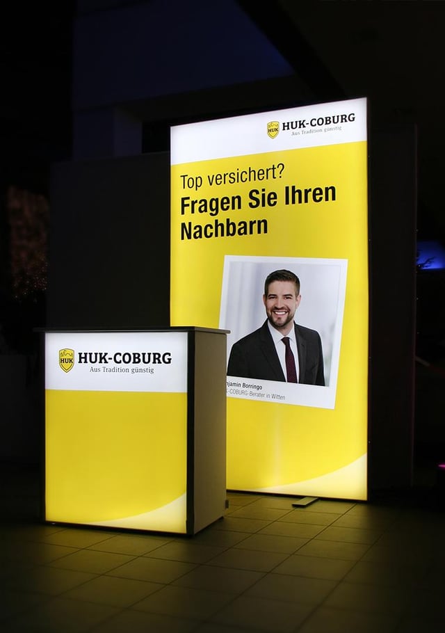 HUK Coburg Messewand