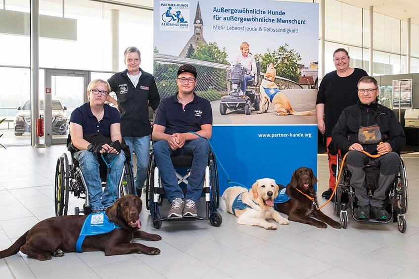 Verein Partnerhunde Österreich Messewand