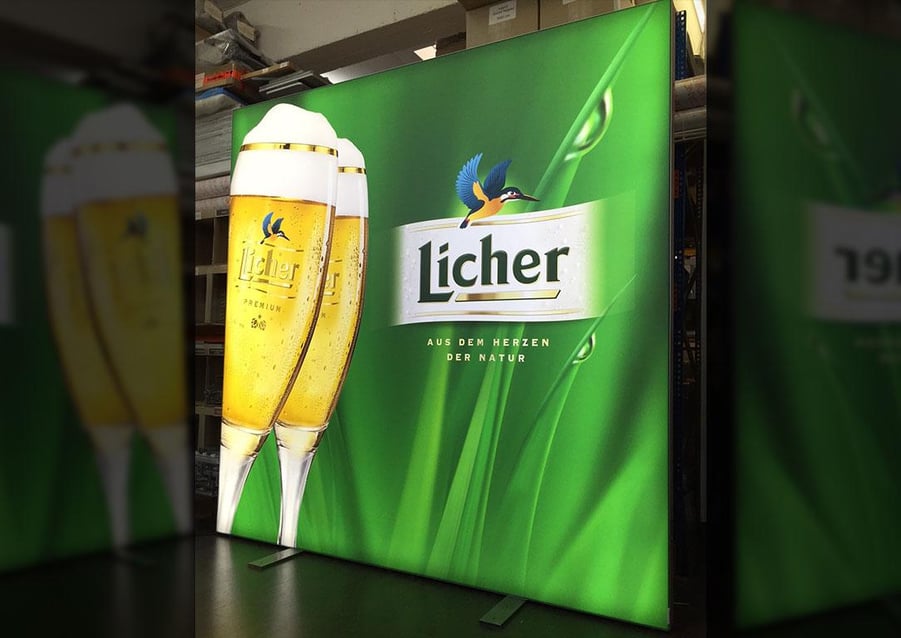 Licher Pils Messewand