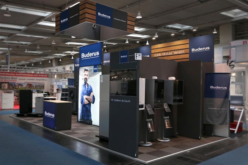 Buderus Messestand bis 100qm