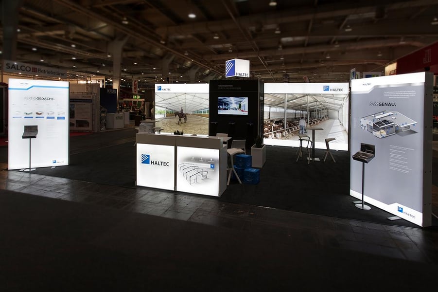 Haltec Messestand bis 100qm