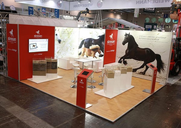 Stresan Messestand bis 100qm
