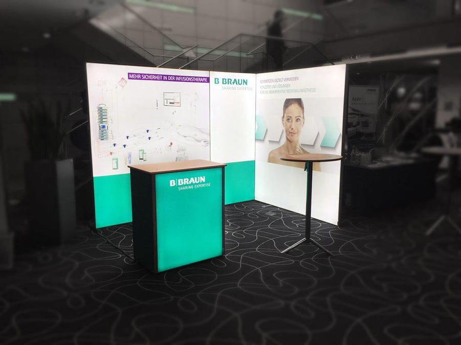 B.Braun Messestand bis 12qm