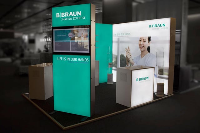 B.Braun Messestand bis 12qm