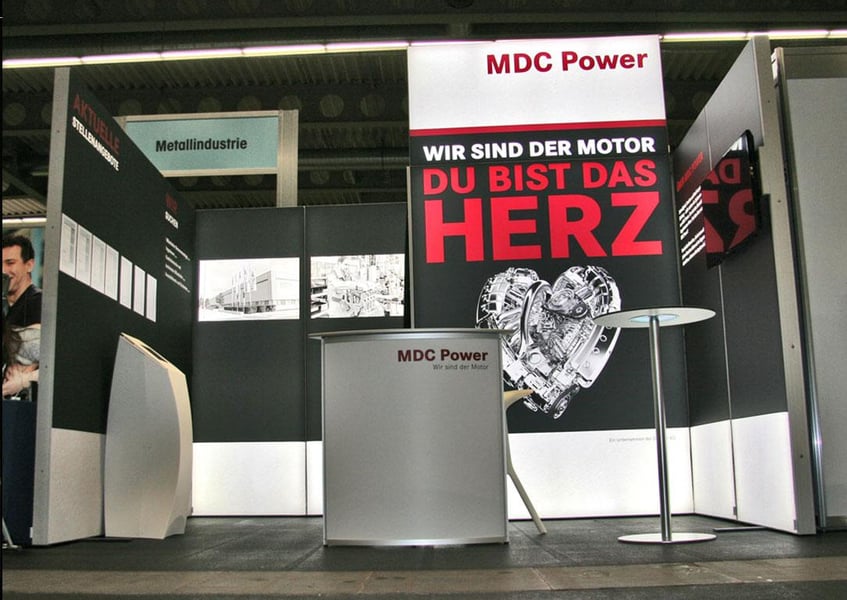 MDC Power Messestand bis 12qm