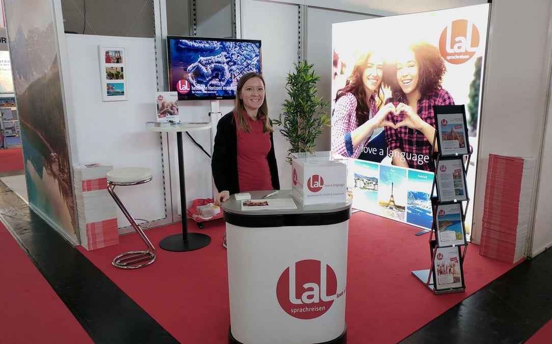 lal Sprachreisen Messestand bis 12qm