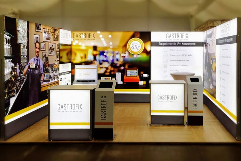 Gastrofix Messestand bis 30qm