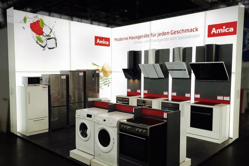 Amica Messestand bis 30qm