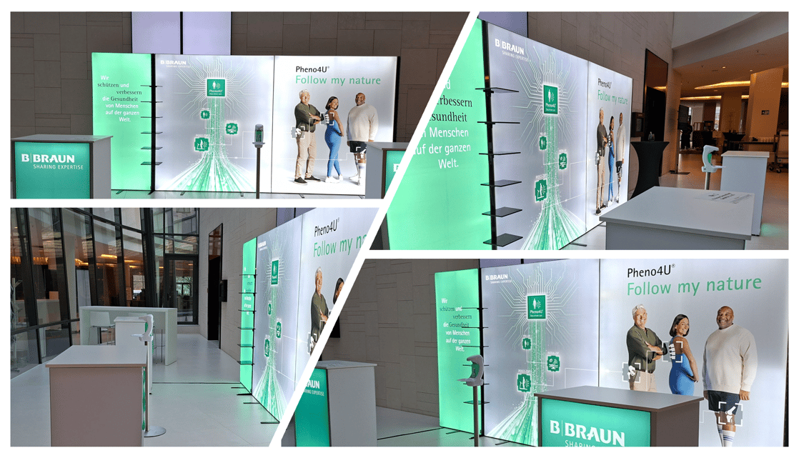 B. Braun @ AE Kongress 2025 in Berlin LA_CONCEPT_GmbH LUMIN_6_Messestand LA_CONCEPT_GmbH_Köln LUMIN6