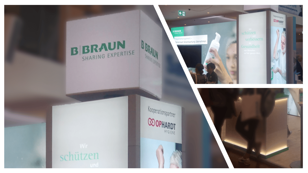 B. Braun @ Freiburger Infektiologie- und Hygienekongress 2025 LUMIN-kreativ LA-CONCEPT-GmbH-Köln LUMIN_Kreativ