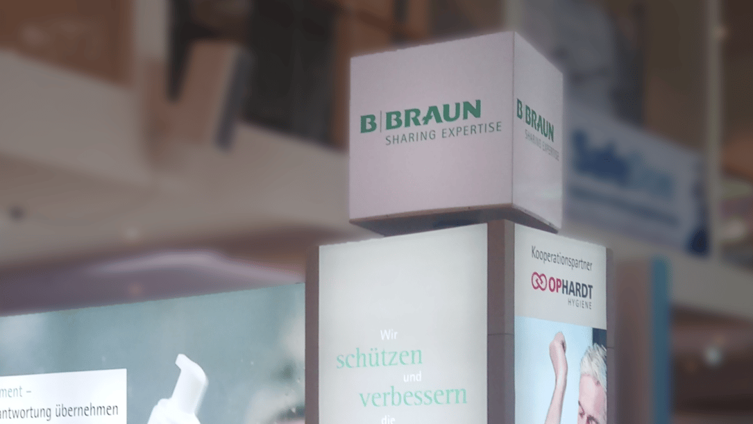 B. Braun @ Freiburger Infektiologie- und Hygienekongress 2025 LUMINkreativ LA-CONCEPT-GmbH-Köln LUMIN-Kreativ