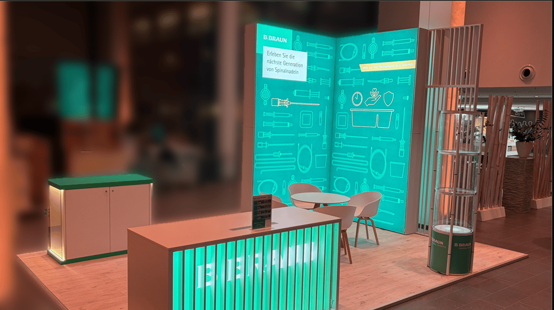 B. Braun @ RAK 2025 LA_CONCEPT_GmbH LUMIN_Kreativ_Messestand LA_CONCEPT_Köln