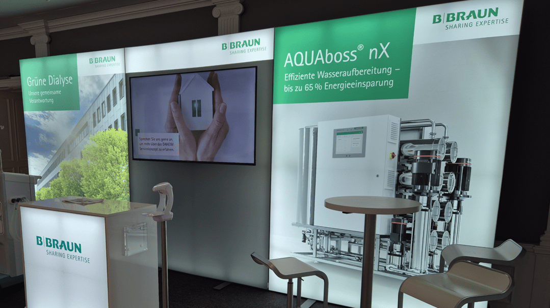 B.Braun @ 33. Erfurter Dialysefachtagung Messestand LUMIN8 LA_CONCEPT_GmbH._Köln
