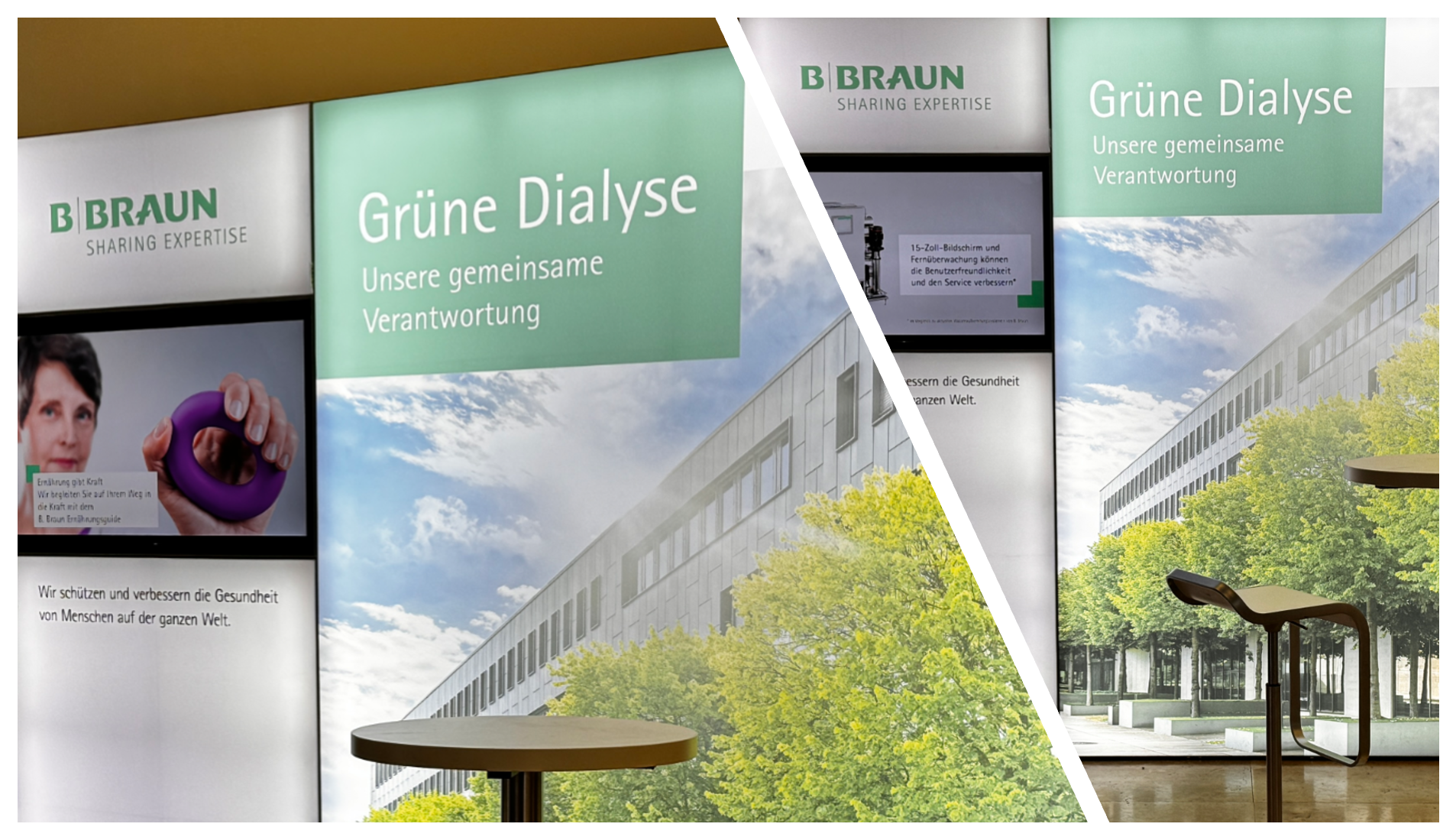 B.Braun @ 49. Nephrologisches Seminar Heidelberg Messestand LA_CONCEPT_GmbH_Köln LUMIN8_Messestände
