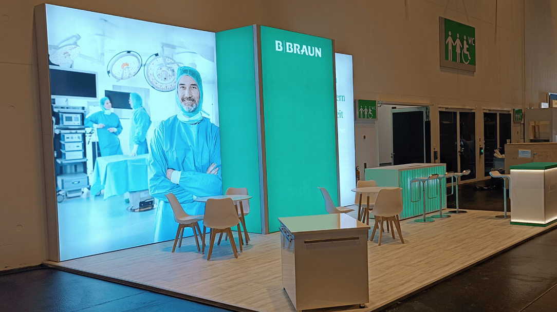 B.Braun @ DGTHG – HERZMEDIZIN 2026 Messestand LA_CONCEPT_Gmbh_Köln Messestände