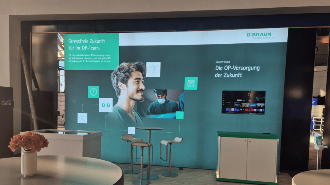 B.Braun @ OP Management Kongress 2026 Messestand LA_CONCEPT_GmbH LUMIN8