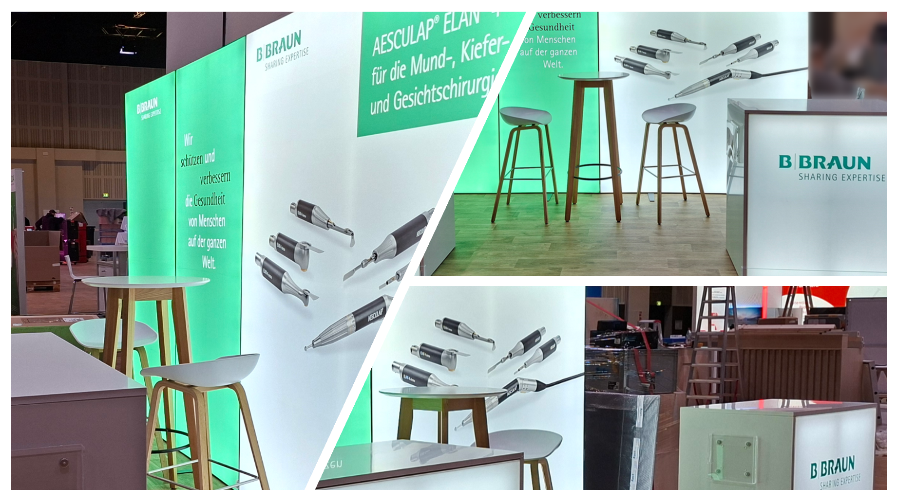 B.Braun mit LUMIN6-Messestand @ DGMKG Kongress 2025 in Berlin LA_CONCEPT_GmbH_Köln LUMIN_6