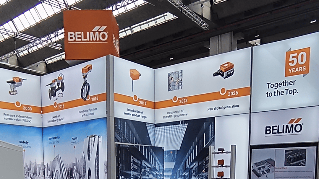 BELIMO @ Data_Centre_World_2026 Messestand LA_CONCEPT_GmbH