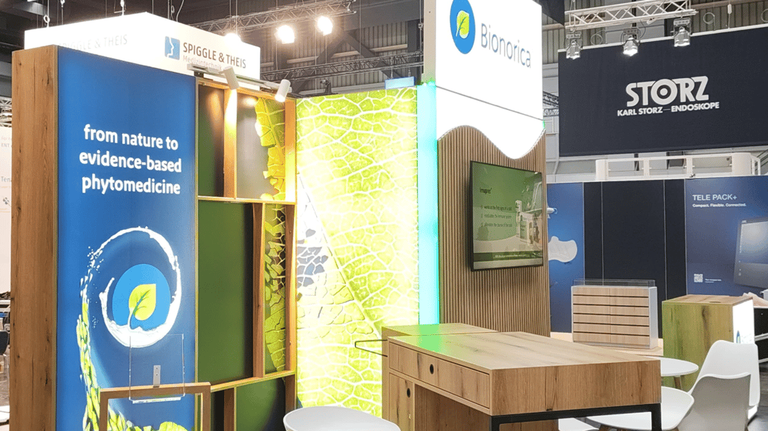 BIONORICA @ CEORL-HNS 2026 in Göteborg LA_CONCEPT_GmbH_Köln LUMINkreativ Messestand