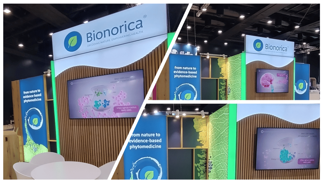 BIONORICA @ ISGE Kongress 2026 in Rom Messestand LA_CONCEPT_GmbH_Köln LUMIN_Kreativ