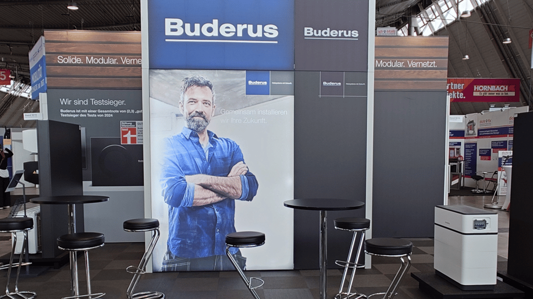 Bosch Thermotechnik - Buderus Deutschland @ Zukunft Haus 2025 Messestand LA_CONCEPT_GmbH_Köln Messestände