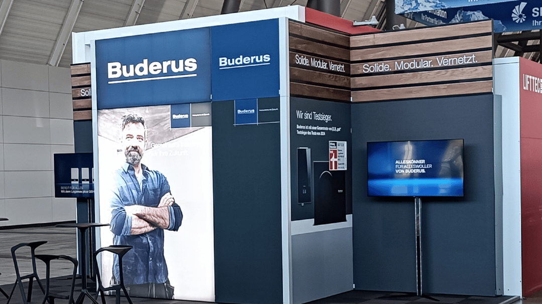 Bosch Thermotechnik - Buderus Deutschland @ Zukunft_Haus_2026 in Stuttgart Messestand LA_CONCEPT_GmbH_Köln Messestände