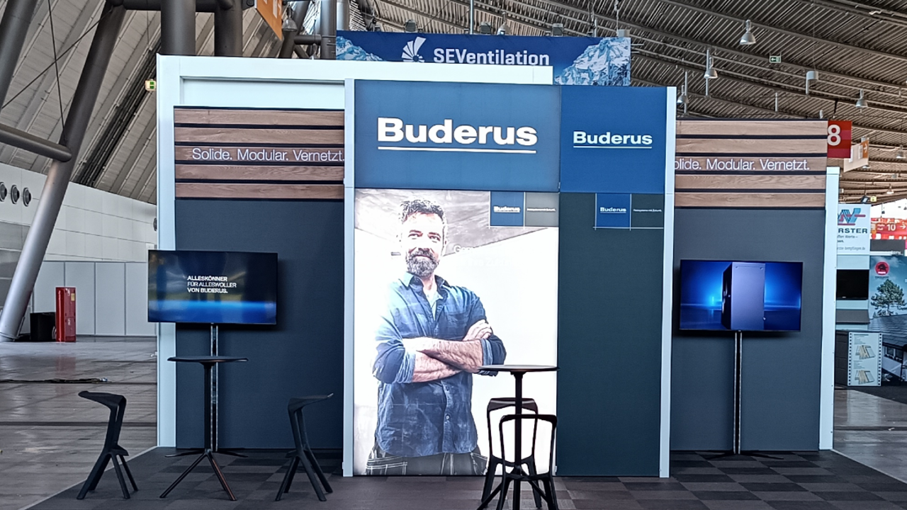 Bosch Thermotechnik - Buderus Deutschland @ Zukunft_Haus_2026 in Stuttgart Messestand LA_CONCEPT_GmbH_Köln