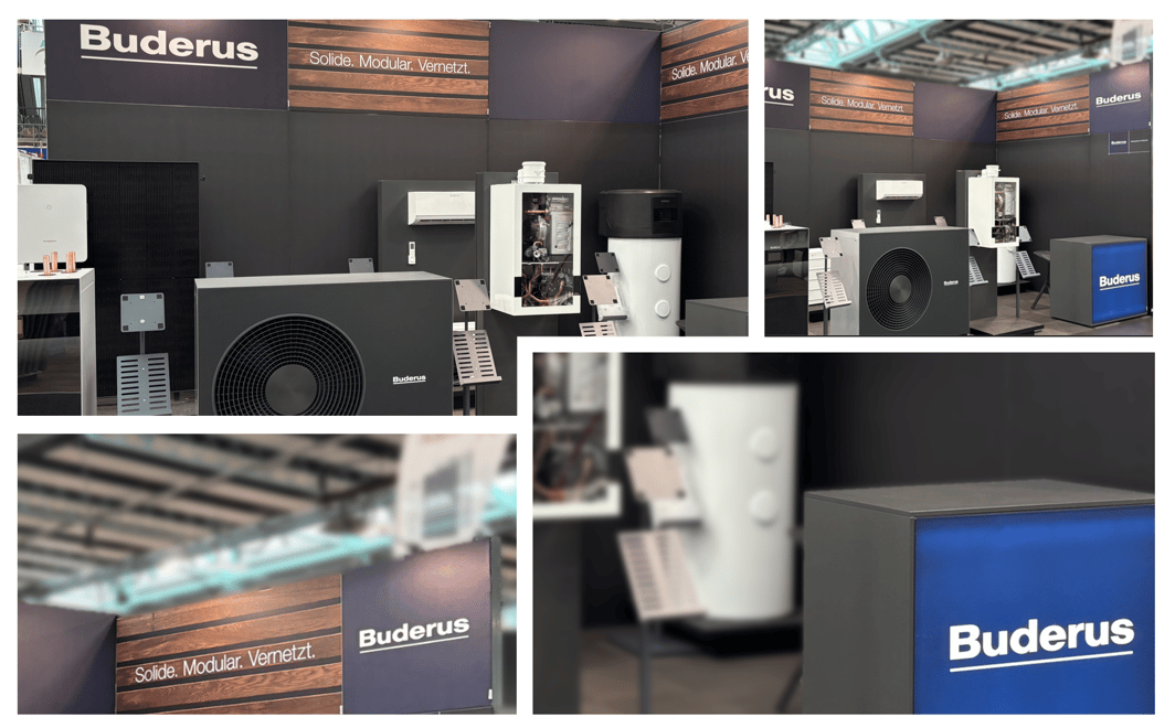 Bosch Thermotechnik - Buderus Südwest @ Haus Bau Energie Sindelfingen 2025 LUMIN8 Messestand LA_CONCEPT_GmbH_Köln
