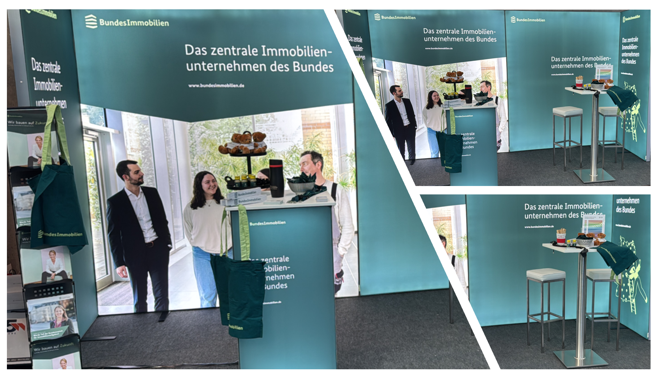 Bundesanstalt für Immobilienaufgaben (BImA) @ HOHO 2025 München mit LUMIN6-Messestand LA-CONCEPT-GmbH-Köln