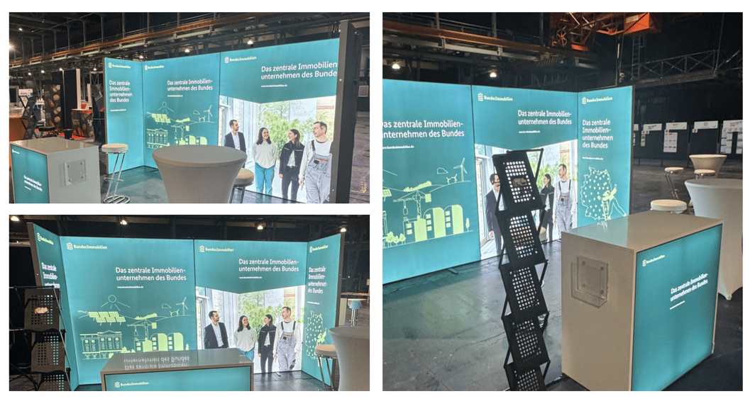 Bundesanstalt_für_Immobilienaufgaben (BImA) @ Karrieretag_München_2025 mit LUMIN6_Messestand LA-CONCEPT-GmbH