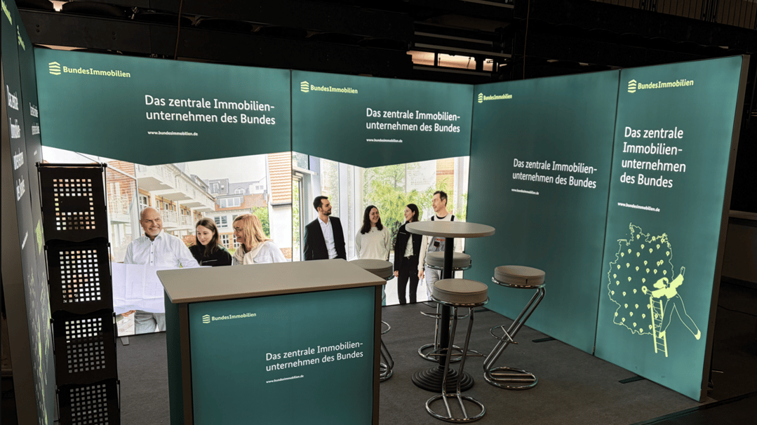 Bundesanstalt_für_Immobilienaufgaben (BImA) mit LUMIN6 Messestand @ Azubi- und Studientage Koblenz 2026 LA_CONCEPT_GmbH-Köln