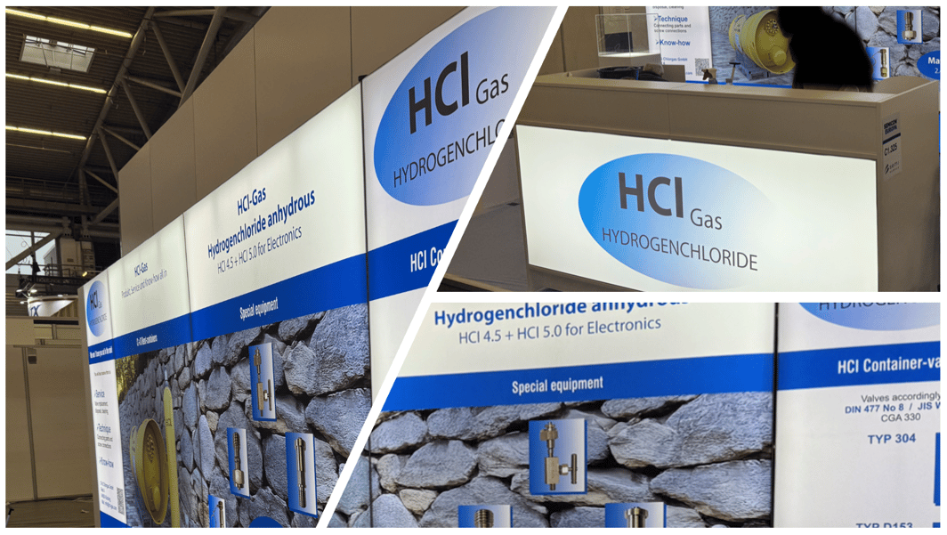 C+S_Chlorgas_GmbH @ SEMICON_Europa_2025 Messestand_LA-CONCEPT-GmbH