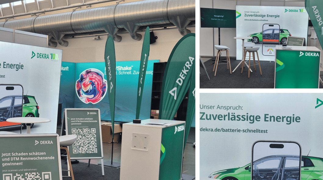 DEKRA Messestand @ Würzburger Karosserie- und Schadenstage 2026 LA_CONCEPT_GmbH LUMIN6_Messestand