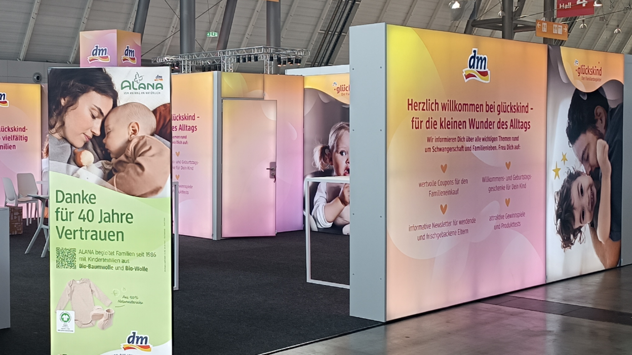 DM @ Babini Stuttgart 2026 Messestand LA_CONCEPT_GmbH_Köln Messestände