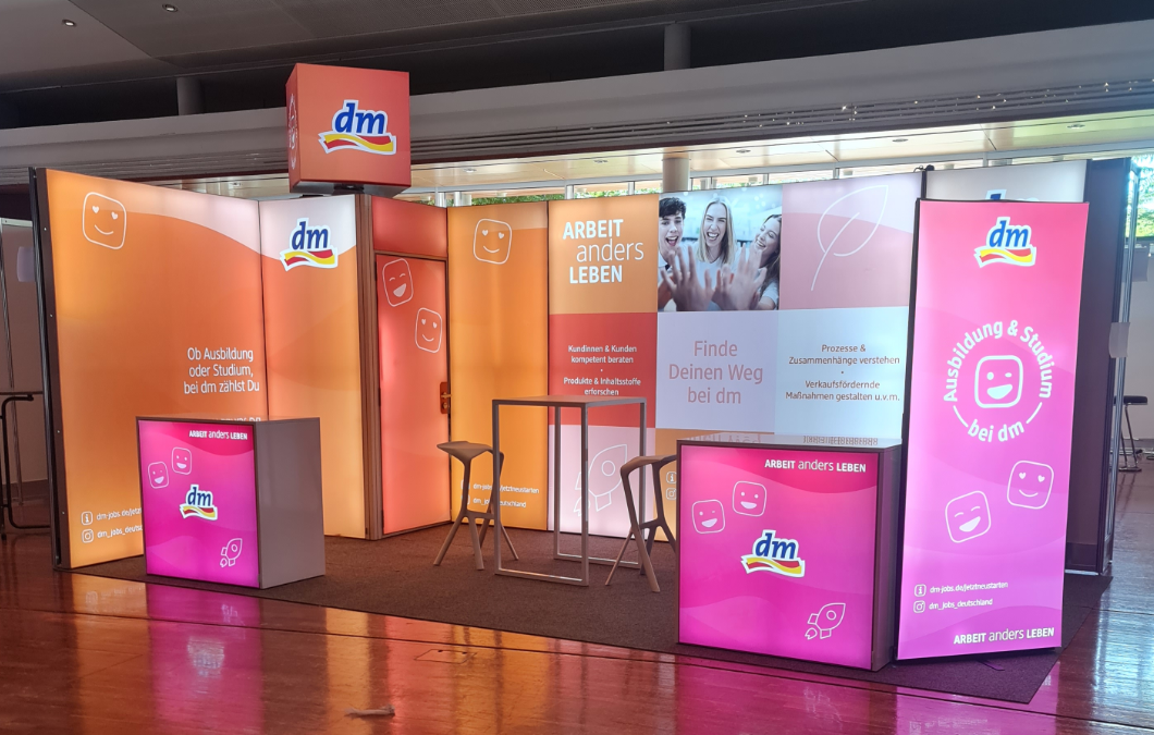 DM Drogerie Markt @ Drogerievocatium Bodensee 2025 - Fachmesse für Ausbildung und Studium in Friedrichshafen LACONCEPT wirmachenmesse