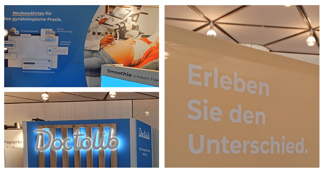 Doctolib @ FOKO 2026  LA_CONCEPT_GmbH LUMIN_Kreativ Messestand