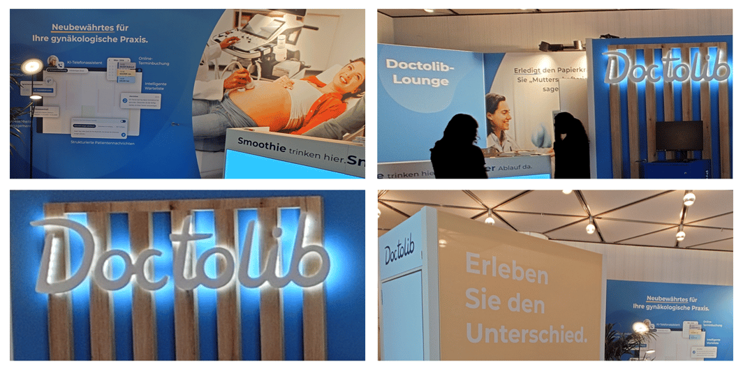 Doctolib @ FOKO 2026  LA_CONCEPT_GmbH_Köln LUMIN_Kreativ Messestand